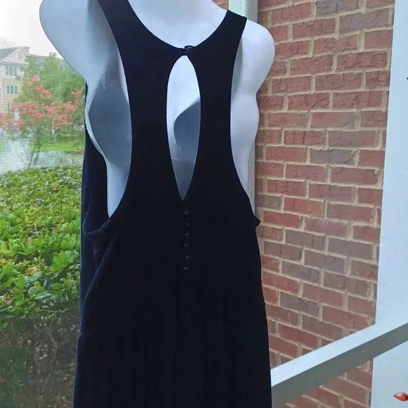 💙🌹Black cotton dress with buttons - Picture 15 of 16